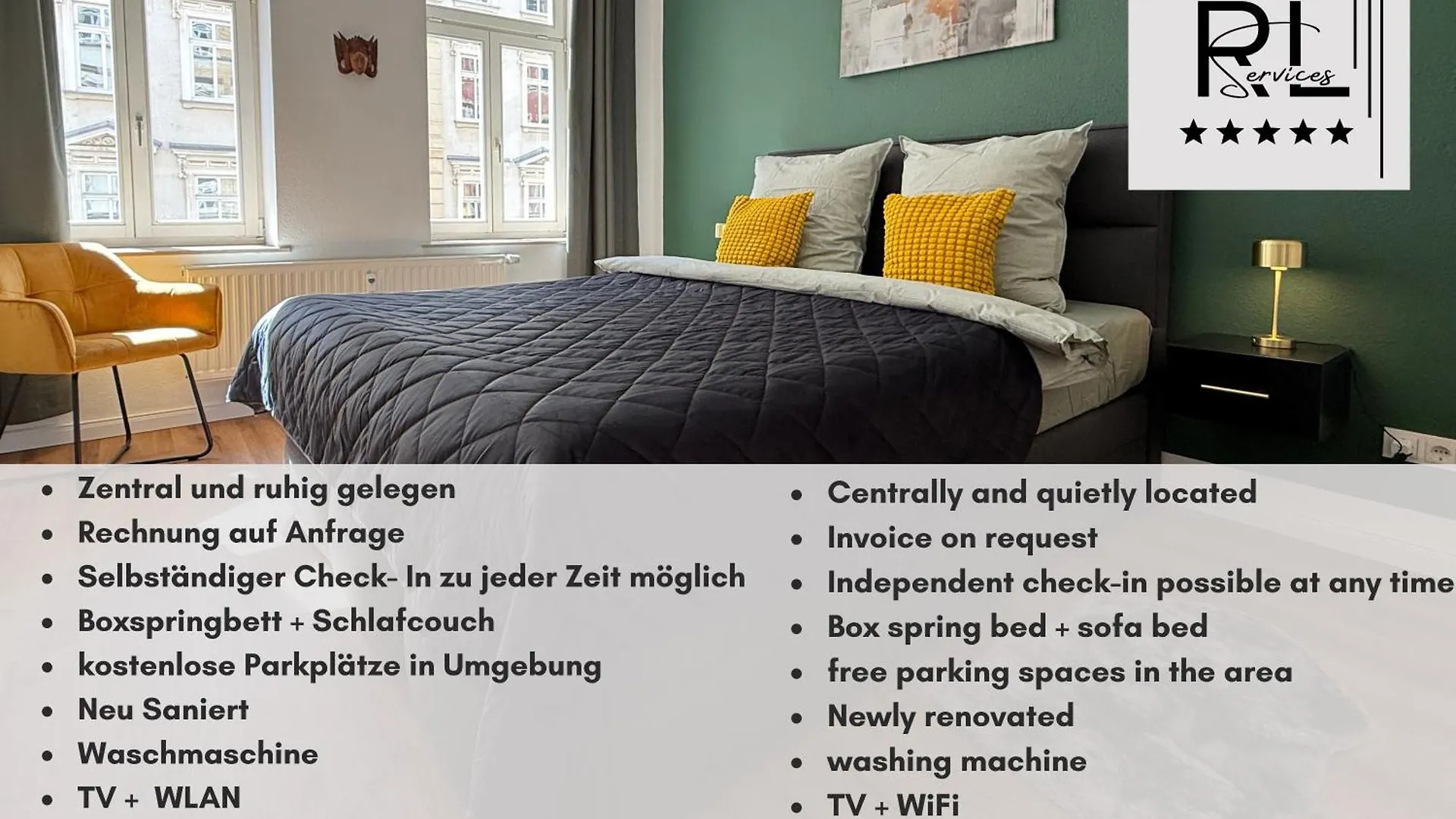 Apartment Komplette Wohnung Leipzig Suedvorstadt